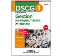 Gestion Juridique, Fiscale Et Sociale Dscg 1 - Fiches De Révision