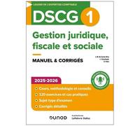 Gestion Juridique, Fiscale Et Sociale Dscg1 - Manuel & Corrigés