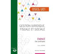 Gestion Juridique, Fiscale Et Sociale Ue 1 Du Dscg - Enoncé