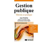 Gestion Publique - Théorie Et Pratique