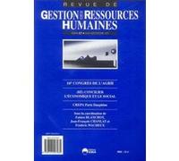 Gestion ressources humaines 57-2005 EDITIONS ESKA (Auteur)