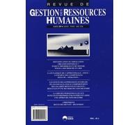 Gestion ressources humaines 59-2006 - EDITIONS ESKA - Eska - broché - Etude
