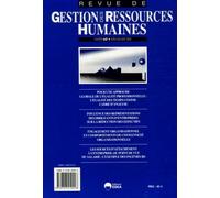 Gestion ressources humaines n 60-2006 - EDITIONS ESKA - Eska - broché - Revue