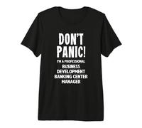Gestionnaire de Centre bancaire de développement Commercial T-Shirt Haut de Gamme