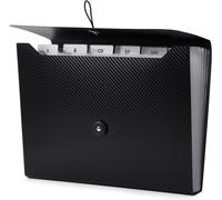 Gestionnaire De Fichiers Noir, Dossier, Dossier Étendu, 13 Pocket File Mana