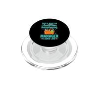 Gestionnaire de ménage génial Nettoyeur d'hôtel drôle PopSockets PopGrip pour MagSafe