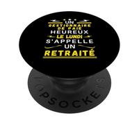 Gestionnaire de paie Retraite Humour Collègue Cadeau PopSockets PopGrip Adhésif