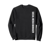 Gestionnaire des médias Sociaux Vertical Sweatshirt
