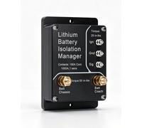 Gestionnaire d'isolation de batterie au lithium pour camping-car, contrôleur de charge automatique à double batterie avec démarrage d'urgence, compatible avec LiFePO4, veille de 1,5 mA, protection de