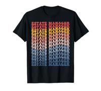 Gestionnaire Immobilier Groovy Retro T-Shirt