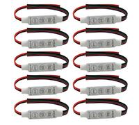 Gestionnaire RVB dense pour ruban LED 3 code connexion tactile 19 conséquences programmables 20 teintures 144 W Grande capacité de charge minuscule gestionnaire LED RVB