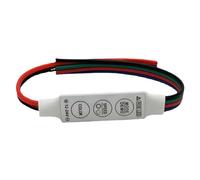 Gestionnaire RVB dense pour ruban LED 3 code connexion tactile 19 conséquences programmables 20 teintures 144 W Grande capacité de charge minuscule gestionnaire LED RVB