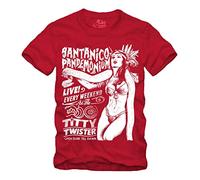 gestofft Santanico Pandemonium T-Shirt Titty Twister from Dusk Till Dawn - Rouge - Medium