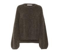 Gestuz - Pull confortable en mélange de châtaigne - Femme - Pulls - Brun - Taille: 44 FR