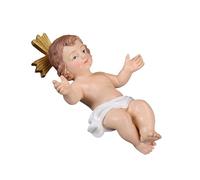 Gesù Bambino nella Mangiatoia - Versione Rossa - Statuine Presepe Classico - Ceramica - I Classici, Statua Di Nella Mangiatoia | Ornamenti In Resina Di Gesù Bambino, Figurina della Nativi