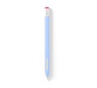Gesuche Housse de style crayon classique, étui de protection souple avec accessoires en silicone durable compatible avec Apple Pencil 2ème génération, compatible avec le chargement magnétique (bleu)