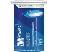Gesund Leben Zinc+Vitamine C Comprimés effervescents 20 pc