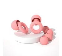 GesundPur SilentRing Pro Bouchons d'oreille spécifiques au sommeil avec réduction du bruit qui protègent vos oreilles contre les nuisances sonores et le ronflement (rose)