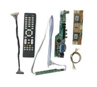 GESXNPBN Carte Contrôleur De Pilote Compatible avec HT190E01 HT170E01 HT170EX1, Kit 1280 X 1024, 4CCFL TV Analogique 30 Broches LVDS AV + HDMI + VGA + IR + USB, Écran LCD(for HT170EX1-100)