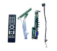 GESXNPBN Carte Contrôleur for Écran LCD B101EW05 V3/V1/V0 V.0/V.1/V.3, Matrice TV Analogique for Ordinateur Portable LVDS 40 Broches, USB + AV + VGA + HDMI, 1280 X 800, 10,1 Pouces(for B101EW05 V.3)