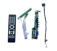 GESXNPBN Kit De Carte Contrôleur TV Analogique Compatible avec Écran D'ordinateur Portable HB140WX1-100/200/300/400/500 40 Broches LVDS 1366 X 768 14" HDMI + VGA + AV + USB(for HB140WX1-101)
