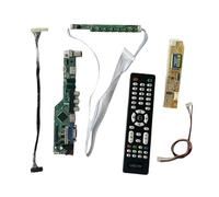 GESXNPBN Kit De Pilote De Contrôleur Compatible avec LP156WH1 M156NWR1 N156B3, 1CCFL AV + HDMI + VGA + IR + USB, Écran LCD Analogique TV 1366 X 768, 30 Broches LVDS(for LP156WH1(TL)(A1))