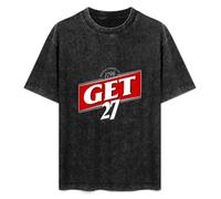 Get 27 Unisex T-Shirt Mens Black Men Tees S