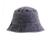Get Bucked Chapeau seau réversible unisexe double face tendance en toile sergé de coton chapeau de pêche au soleil chapeau de mode chapeau de soleil pour homme chapeau de soleil bleu, Noir , Taille