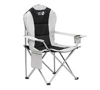 Get Fit Chaise de Camping de qualité supérieure - Chaise Pliante rembourrée épaisse pour Adultes avec Poche pour Magazines