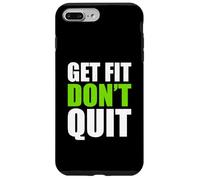 Get Fitter Train Hard Dun Quit Gym Motivation Fitness Lover Coque pour iPhone 7 Plus/8 Plus