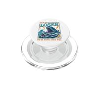 Get in Loser Doing God's Will Junah Whale Funny Christian PopSockets PopGrip pour MagSafe