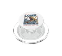 Get in Loser Doing God's Will Junah Whale Funny Christian PopSockets PopGrip pour MagSafe