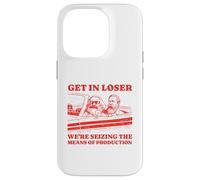 Get in Loser Karl Marx Friedrich Engels Socialiste-Communiste Coque pour iPhone 14 Pro