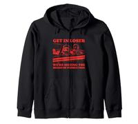 Get in Loser Karl Marx Friedrich Engels Socialiste-Communiste Sweat à Capuche