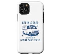Get in Loser Trouble Ain't Gonna Make Itself Ratcoon Opossum Coque pour iPhone 11 Pro