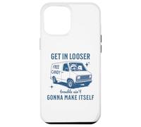 Get in Loser Trouble Ain't Gonna Make Itself Ratcoon Opossum Coque pour iPhone 12 Pro Max