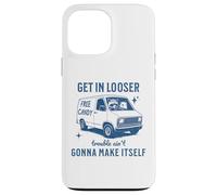 Get in Loser Trouble Ain't Gonna Make Itself Ratcoon Opossum Coque pour iPhone 13 Pro Max