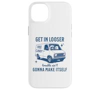 Get in Loser Trouble Ain't Gonna Make Itself Ratcoon Opossum Coque pour iPhone 14 Plus