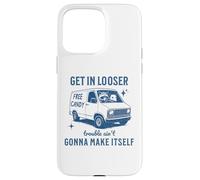Get in Loser Trouble Ain't Gonna Make Itself Ratcoon Opossum Coque pour iPhone 15 Pro Max