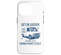 Get in Loser Trouble Ain't Gonna Make Itself Ratcoon Opossum Coque pour iPhone 16 Pro