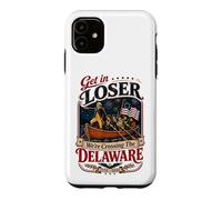Get in Loser We're Crossing The Delaware 250th 4th of July Coque pour iPhone 11