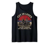 Get in Loser Were Crossing The Delaware 4 Juillet Delawere Débardeur