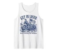 Get in Loser We're Crossing The Delaware Funny History Débardeur
