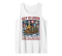 Get in Loser We're Crossing The Delaware Meme Adults Débardeur