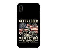 Get in Loser We're Crossing The Delaware Patriot Coque pour iPhone XS Max