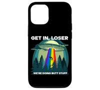 Get in Loser Were Doing Butt Stuff LGBTQ UFO Coque pour iPhone 12/12 Pro
