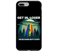 Get in Loser Were Doing Butt Stuff LGBTQ UFO Coque pour iPhone 7 Plus/8 Plus