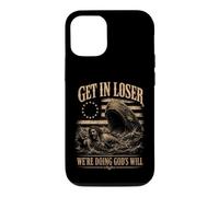 Get in Loser We're Doing God's Will Funny USA Jonah Whale Coque pour iPhone 12/12 Pro