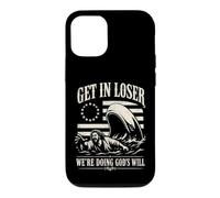 Get in Loser We're Doing God's Will Funny USA Jonah Whale Coque pour iPhone 12/12 Pro