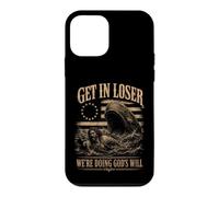 Get in Loser We're Doing God's Will Funny USA Jonah Whale Coque pour iPhone 12 Mini